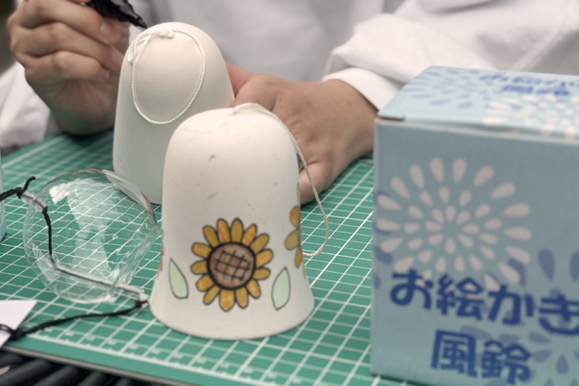 風鈴絵付け